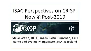 Perspectives on CRISP: Insights and Initiatives