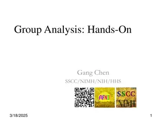 Hands-On Group Analysis Techniques for Neuroimaging Studies