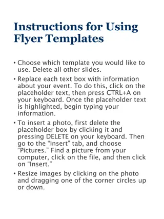 Effective Tips for Customizing Flyer Templates