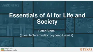 Artificial Intelligence in Life and Society: Essentials and Applications