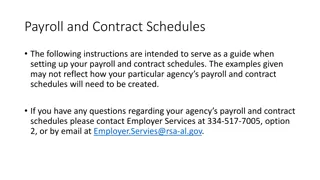 Setting Up Payroll and Contract Schedules: Step-by-Step Guide