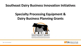 Innovation Initiatives for Southeast Dairy Businesses