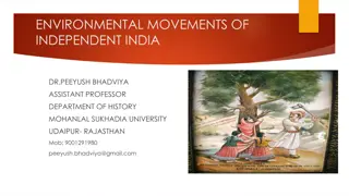 Environmental Movements of Independent India - Narmada Bachao Andolan and Its Impact