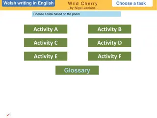 Analysis of Wild Cherry Poem by Nigel Jenkins