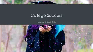 Effective Study Skills and Strategies for College Success