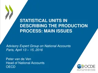Statistical Units in Describing Production Process: Key Considerations