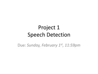 Advanced Speech Detection Project Details