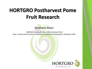 In-Depth Look at Postharvest Pome Fruit Research Objectives & Funding Allocation