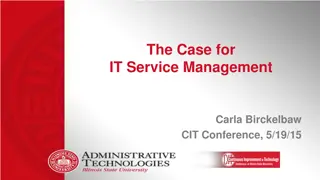 Implementing IT Service Management for Improved Efficiency