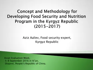 Kyrgyz Republic Food Security Strategy Evaluation