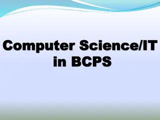 Computer Science and IT Programs in BCPS - Overview and Offerings