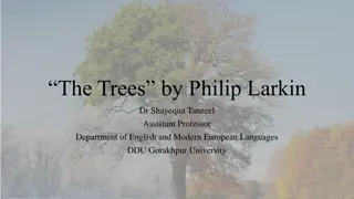 Analysis of Philip Larkin's Poem 'The Trees'