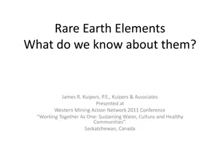 Rare Earth Elements: Properties, Uses, and Occurrence