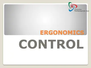 Controls and Ergonomics in Devices
