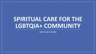 Spiritual Care for LGBTQIA+ Community