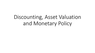 Discounting, Asset Valuation, and Monetary Policy