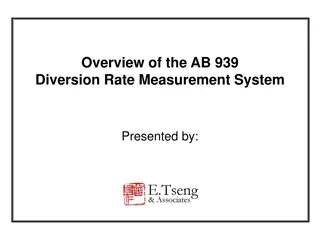 AB 939 Diversion Rate Measurement System