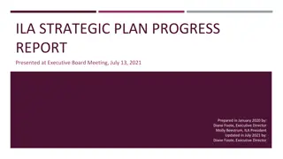 ILA Strategic Plan Progress Report - Diversity and Inclusion Activities Overview
