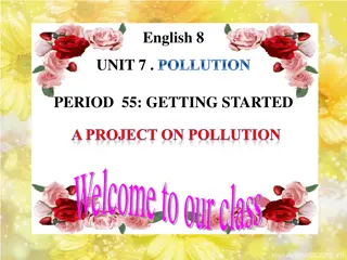 Project on Pollution: Exploring Environmental Issues in English Class