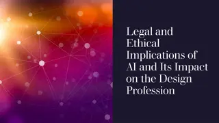 Legal and Ethical Implications of AI for Design Professionals