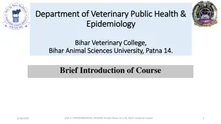 Environmental Hygiene and Pollution Management in Veterinary Practice