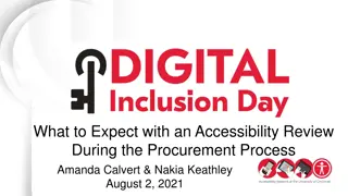 Accessibility Reviews in Procurement Process