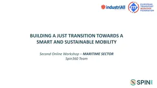 Smart & Sustainable Mobility Workshop in Maritime Sector Transition