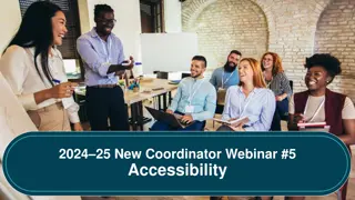 Enhancing Accessibility in Education Webinar Series