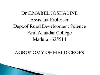 Agronomy of Field Crops: Pigeonpea Varieties and Cultivation Practices