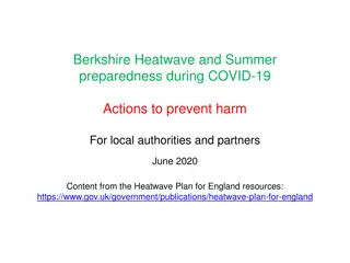 Berkshire Heatwave and Summer Preparedness: Key Contacts and Resources