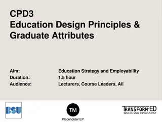 Graduate Attributes and Education Design Principles Integration