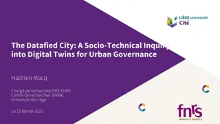 Socio-Technical Inquiry into Urban Governance through Digital Twins