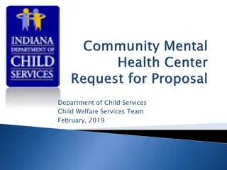 Certified Community Mental Health Centers RFP for Child Welfare Services