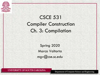 The Phases of Compiler Construction