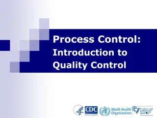 Quality Control: Introduction to Processes and Methods