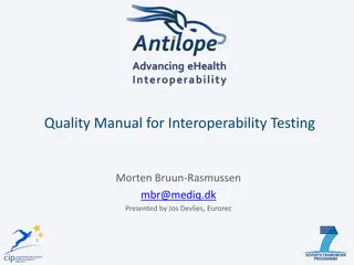 Interoperability Testing Quality Manual Overview
