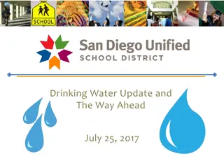 Drinking Water Update and Remediation Plan Overview