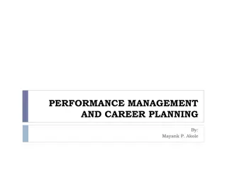 Performance Management and Career Planning