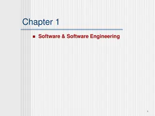 Software and Software Engineering Fundamentals
