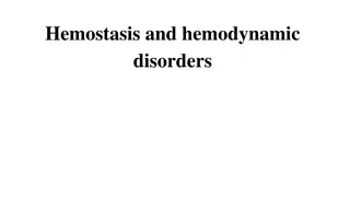 Hemostasis: Factors, Disorders, and Impact on Health