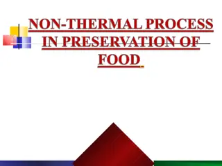 Innovative Non-Thermal Food Processing Methods