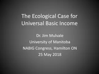 The Ecological Case for Universal Basic Income and Green Economy