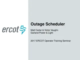 Outages and ERCOT Definitions