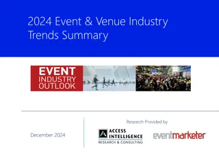 2024 Event & Venue Industry Trends Summary Research Insights