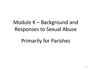 Background and Responses to Sexual Abuse of Minors by Catholic Priests
