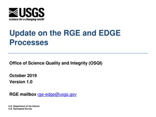 RGE and EDGE Processes at USGS