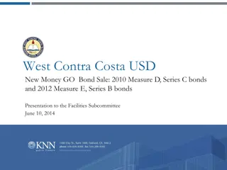 West Contra Costa USD New Money GO Bond Sale Overview