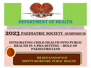 Child Health Integration in Public Health: Role of Paediatricians at PHA Symposium 2023