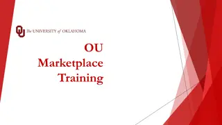 University Marketplace Training and Navigation Guide