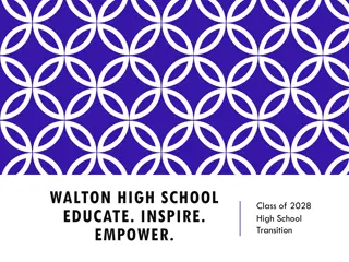 High School Academic Program and Promotion Rules for Class of 2028